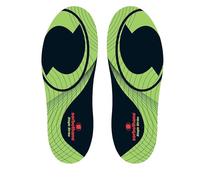 Sorbothane Insoles Single Strike - Shock-Absorbing Heel Support, Antibacterial - UK 8-9 Green
