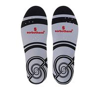Sorbothane Sorbo Pro Insoles, Comfortable Shock Absorption Impact Protection with Pronation Control, Inserts for Sports Footwear, Limits Pain & Trauma Whilst Preventing Injuries, Size 7