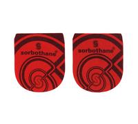 SORBOTHANE Unisex Heel, Boots, Runners, Walkers, Shock Absorbing Shoe Insert, Heel Pads for Football Boots Runners and Walkers, Size 9-13 UK, Large, Red