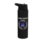 Sorcerer Fantasy RPG Class Stainless Steel Insulated Water Bottle