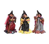 Sorcerer Home Decorations - Spooky Halloween Doll Ornaments, Horror Doll Figure | Haunted House Props With Strange Facial Expressions For Arrage