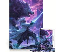 Sorcerer of Wolfs Anime Jigsaw Puzzle for Teenagers 1000 Pieces Reason Skill Toy Calming Play Exact Cut Perfect Present (38x26cm)