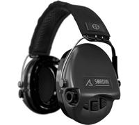 Sordin ACE Schakal Capsule hearing protectors - active & electronic - Capsule hearing protectors for hunting & shooting sports - black headband & black capsules