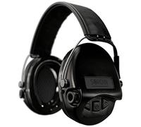Sordin Pro Capsule hearing protectors 75302-02-S - EN 352 - Foam cushion, Leather strap & black capsules