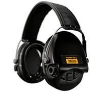 Sordin Pro-X Capsule hearing protectors 75302-X/L-02-G-S - EN 352 - Gel cushions, Leather strap & black capsules