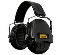 Sordin Pro-X Slim hearing protection 74302-X/L-02-S - active hunting hearing protector - EN 352 - foam cushion, leather strap & black capsule