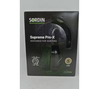 Sordin PRO X Electronic Ear Defenders - SOR75302-X-G - Active Noise Reduction Earmuffs - Gel Cushions - Camouflage Band - Green Ear Cups