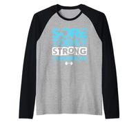 Sore Today Strong Tomorrow Funny Gym Workout Motivation Raglan Baseball Tee