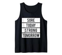 Sore Today Strong Tomorrow Gym Motivation Tank Top
