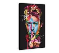 SORECI Andy Warhol David Bowie Canvas Poster Wall Art Decor Print Picture Paintings for Living Room Bedroom Decoration Frame-style 20x30inch(50x75cm)