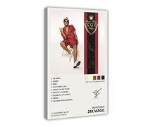 SORECI Bruno Mars 24K Magic Album Cover Canvas Poster Wall Art Decor Print Picture Paintings for Living Room Bedroom Decoration Frame-style 08x12inch(20x30cm)