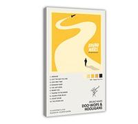 SORECI Bruno Mars - Doo-Wops & Hooligans Album Cover Canvas Poster Wall Art Decor Print Picture Paintings for Living Room Bedroom Decoration Frame-style 16x24inch(40x60cm)