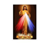 SORECI Divine Mercy Piety of Jesus Christ Canvas Poster Wall Art Decor Print Picture Paintings for Living Room Bedroom Decoration Unframe-style 12x18inch(30x45cm)