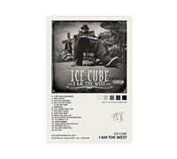 SORECI Ice Cube I Am The West Album Cover Canvas Poster Wall Art Decor Print Picture Paintings for Living Room Bedroom Decoration Unframe-style 08x12inch(20x30cm)