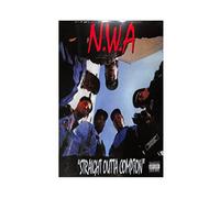 SORECI N.W.A Straight Outta Compton Posters Canvas Poster Wall Art Decor Print Picture Paintings for Living Room Bedroom Decoration Unframe-style 12x18inch(30x45cm)