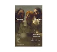 SORECI Paramore Poster This Is Why Music Cover Canvas Poster Wall Art Decor Print Picture Paintings for Living Room Bedroom Decoration Unframe-style 12x18inch(30x45cm)