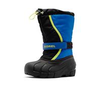 Sorel Unisex-Child Flurry Boot, Black/Super Blue, 10 Little Kid