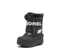 Sorel Boy's Unisex Kids Toddler Snow Commander Boot, Black, Bright Red, 3 UK Child