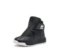 Sorel Boy's Unisex Kids Toddler Whitney III Strap MID WP Fashion Boot, Black, Sea Salt, 4 UK Child