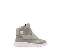 Sorel Boy's Unisex Kids Toddler Whitney III Strap MID WP Fashion Boot, Dove, Pink Dawn, 3 UK Child