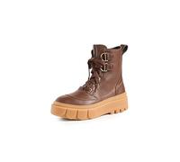 Sorel Women's Caribou X Boot Lace Wp Mountain, Ceramic, Optimized Orange, 6 UK