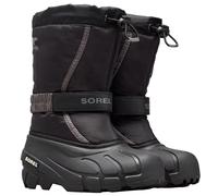 Sorel Flurry Print Youth Boot Children's Snow Boots - Black/City Grey
