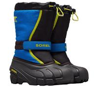 Sorel Flurry Print Youth Boot Children's Snow Boots - Black/Super Blue