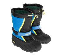 Sorel Flurry Print Youth Boot Children's Snow Boots - Black/Super Blue