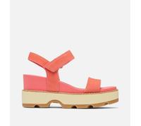 Sorel - Joanie™ Iv Y Strap Wedge Sandal - Coral Blossom, Gum 16 - Size 4.5 Uk - Women
