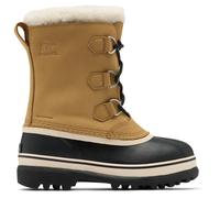 Sorel - Warm and waterproof après-ski boots - Big Kids Caribou WP Caribou Buff Black in Leather - Kid Size 35 - Brown Brown 35