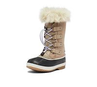Sorel KIDS JOAN OF ARCTIC WATERPROOF Unisex Kids Snow Boots, Brown (Omega Taupe x Gum 2) - Youth, 4 UK