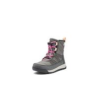 Sorel KIDS WHITNEY II SHORT LACE WATERPROOF Unisex Kids Casual Winter Boots, Grey (Quarry x Grill) - Youth, 4 UK