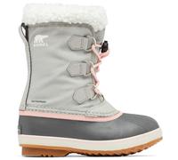 Sorel Unisex-Child Yoot Pac Nylon Boot Waterproof, Dove/Gum 2, 1 Big Kid