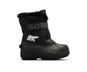 SOREL Kids Younger Snow Commander Boot, Black, Size 12 Younger Black