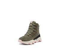 SOREL Women's Kinetic Impact Conquest Waterproof Sneaker Boot - Stone Green/Chalk - UK 4