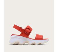 Sorel - Kinetic™ Impact Wedge Sandal - Crimson Fire, Honey White - Size 4 Uk - Women