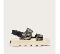 Sorel - Kinetic™ Sunchase Ankle Strap Platm Sandal - Black, Chalk - Size 3 Uk - Women