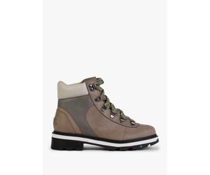 SOREL Lennox Stone Green Laurel Leaf Leather Hiker STKD Waterproof Boo