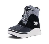 Sorel Little Kids Unisex Big Kids Out N About 4 Chillz WP, Casual Winter Boots, Black/Chalk, 12C Regular