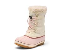Sorel Little Kids Unisex Big Kids Yoot Pac Nylon WP, Snow Boots, Snow/Pink Salt, 13C Regular