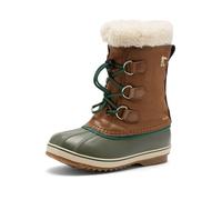 Sorel Little Kids Unisex Big Kids Yoot Pac Nylon WP, Snow Boots, Velvet Tan/Stone Green, 13C Regular