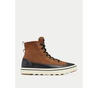 Sorel male Cheyanne Metro II Sneak Suede Walking Boots - 8 - Tan, Tan