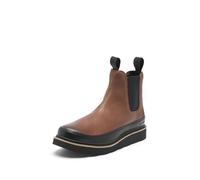 Sorel men's Slabtown 62' Chelsea Waterproof Fashion Boot, Tobacco/Black, 9.5 UK