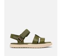 SOREL Womens Ona Ave Ankle Strap Flat Sandals, Green, Size 8, Women Green
