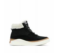Sorel Womens Out About 4 Mid Waterproof Sneaker, Black Sea Salt, 6.5 UK