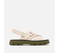 Sorel - Rein Cb™ Crisscross Sandal - Chalk, Utility Green - Size 7 Uk - Women