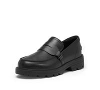 Sorel Revel Ave Loafer, Sophisticated Craftsmanship, Robust Build, Detachable EVA, Rubber Welt, Rubber - Women's Black