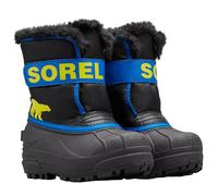 Sorel Unisex Kids Commander Snow Boot, Black Super Blue Toddler Collection 2024, 12 UK