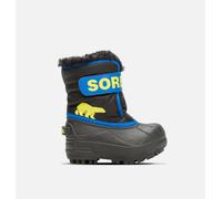 SOREL Toddler's Snow Commander Boot, Black/Super Blue, 7 Toddler