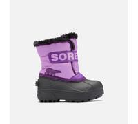 Sorel for girl. 2114102514 Snow boots Snow Commander lilac (22), Flat, Velcro, Purple, Outdoor, children's fashion